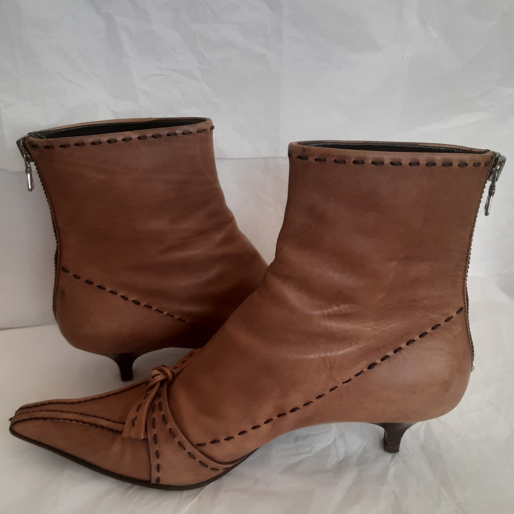Prada milano bow womens boots sz 36 leather - Picture 7 of 14